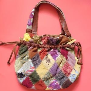 Lucky Brand Patchwork Hobo Bag
